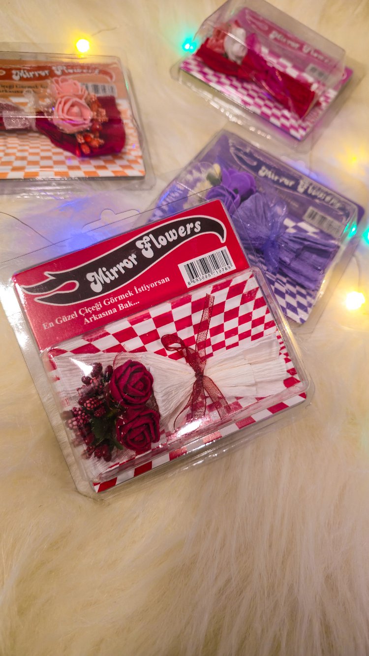 Solmayan Mini Mirror Flowers Hediyelik Buket 