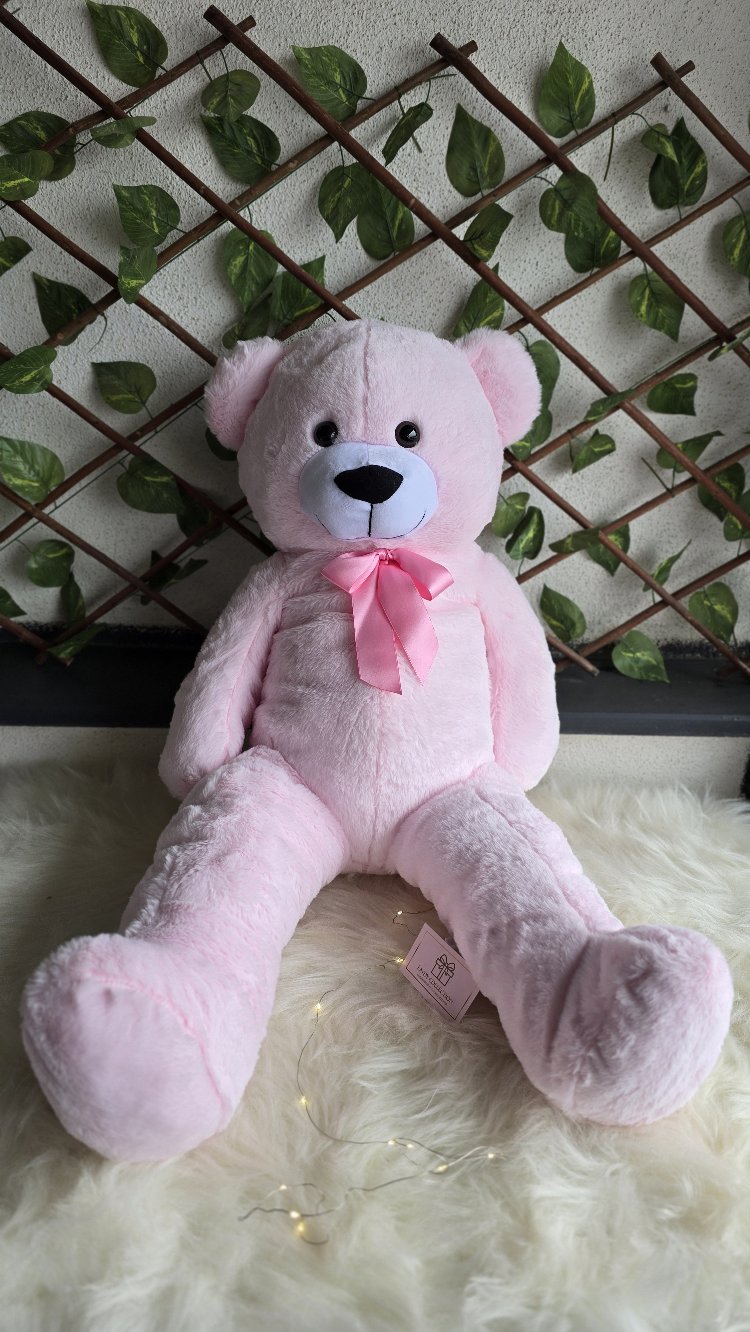 100 cm Tatlı Pembe Uzun Ayıcık