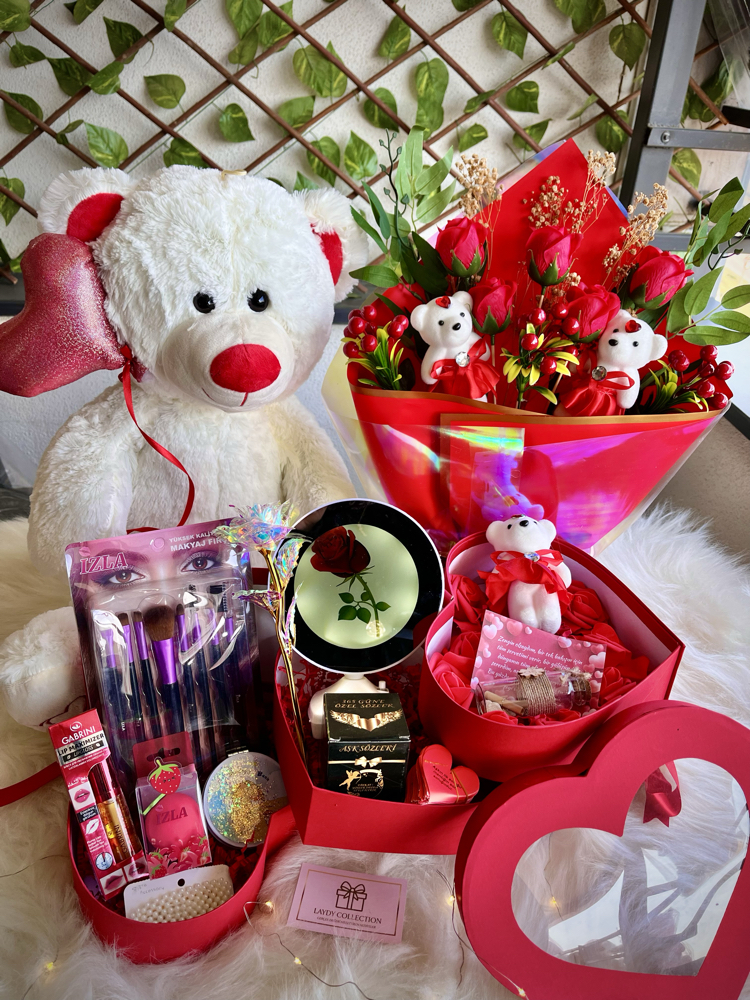 Özel seri Lüx kırmızı balon set 