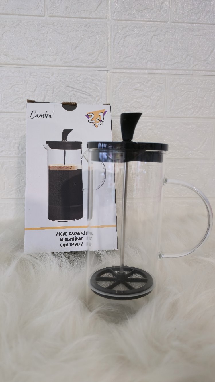 Cam French Press Hediyelik 