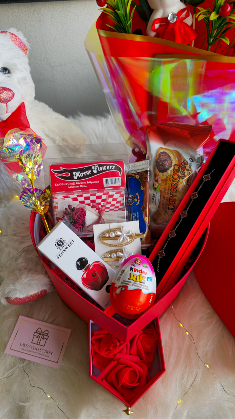 Kırmızı Deluxe 3’lü set 