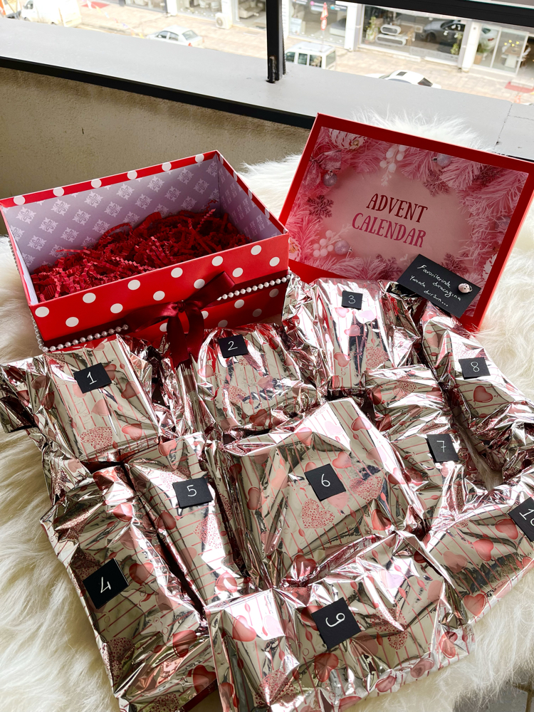 ADVENT CALENDAR HEDİYE SETİ ( 10 parça Lüx ürünler )