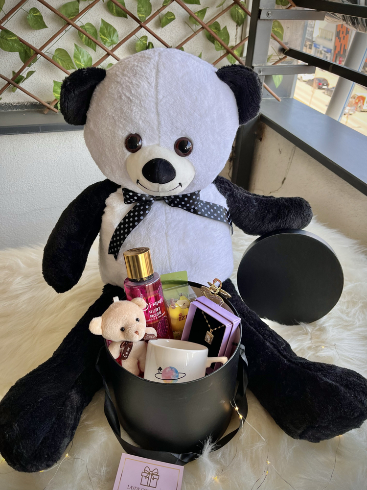 Panda peluşlu tasarım özel seri 
