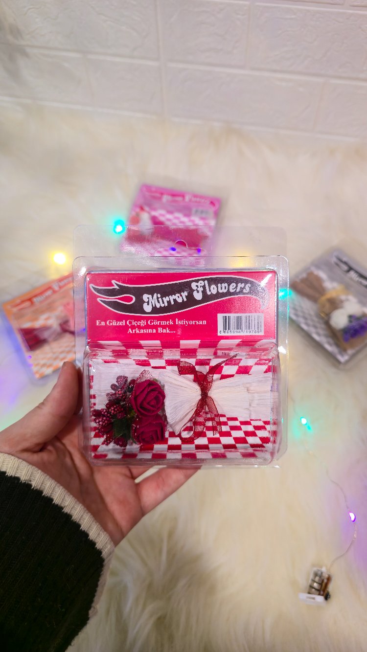 Solmayan Mini Mirror Flowers Hediyelik Buket 