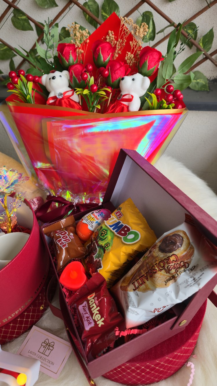 Deluxe Kırmızı Aşk Seti 
