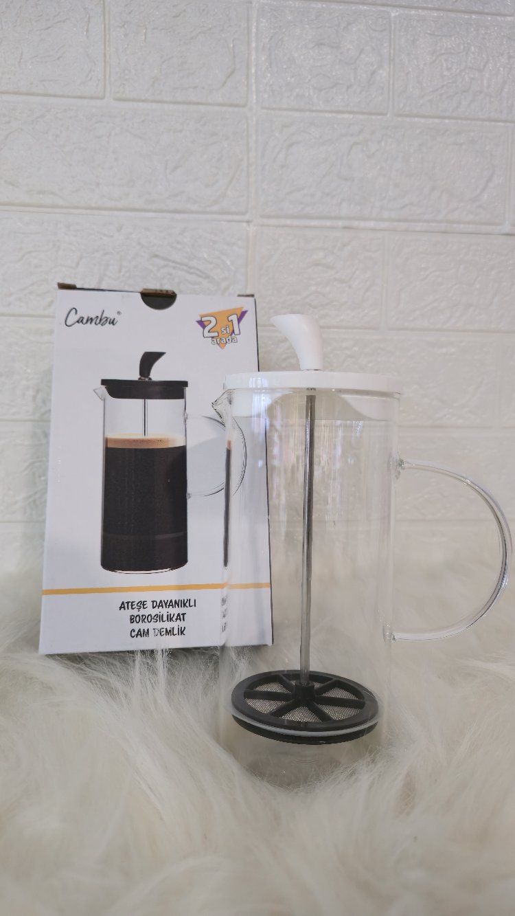 Cam French Press Hediyelik 