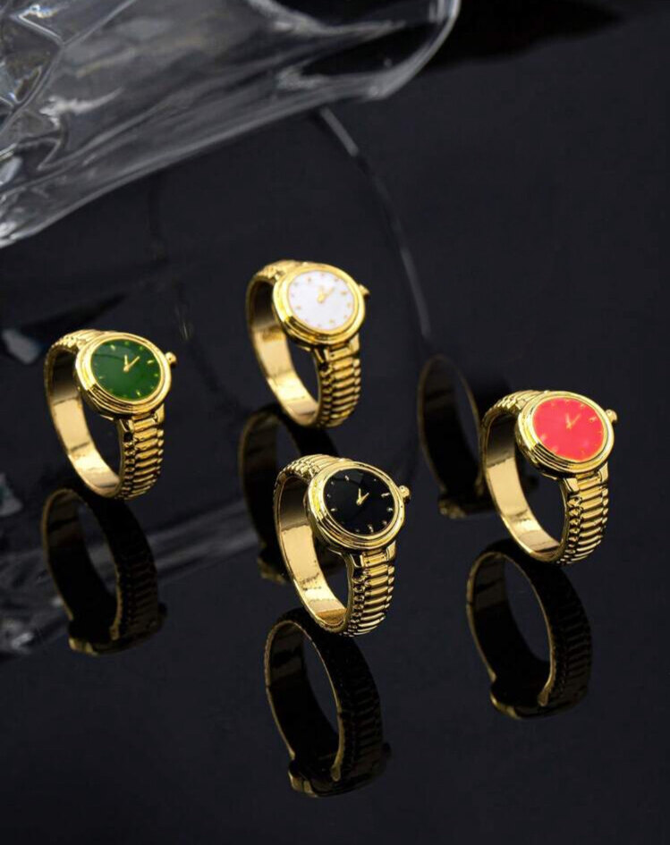 Saat Görünümlü Vintage Yüzük