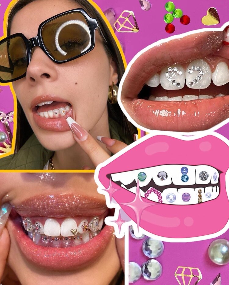 10lu Tooth Gems Set