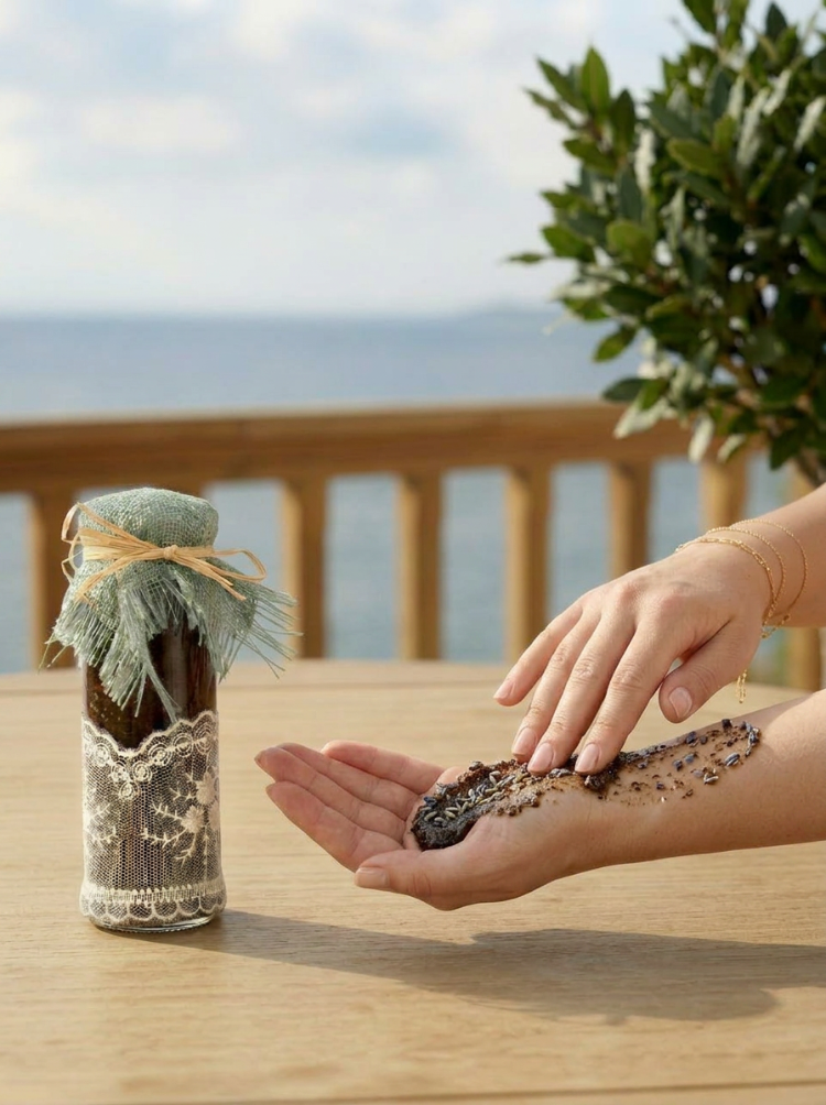 Defne ve Lavantalı Yüz ve Vücut Peelingi