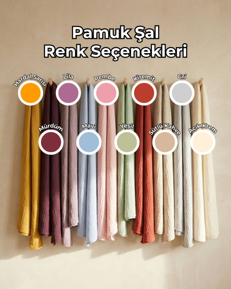 Kişiye Özel Pamuk Şal Tasarımı