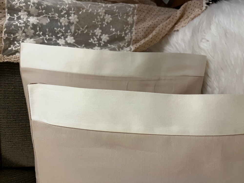 Silkarea CHIC %100 Pamuk Saten İkili Yastık Kılıfı Seti - Standart Model Renk: Cappuccino