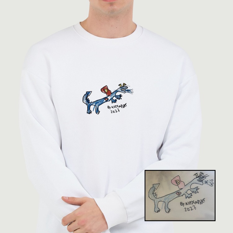 Kişiye Özel Çocuk Çizim SWEATSHIRT