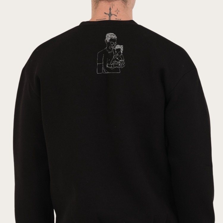 Kişiye Özel Fotoğraf Nakış SWEATSHIRT