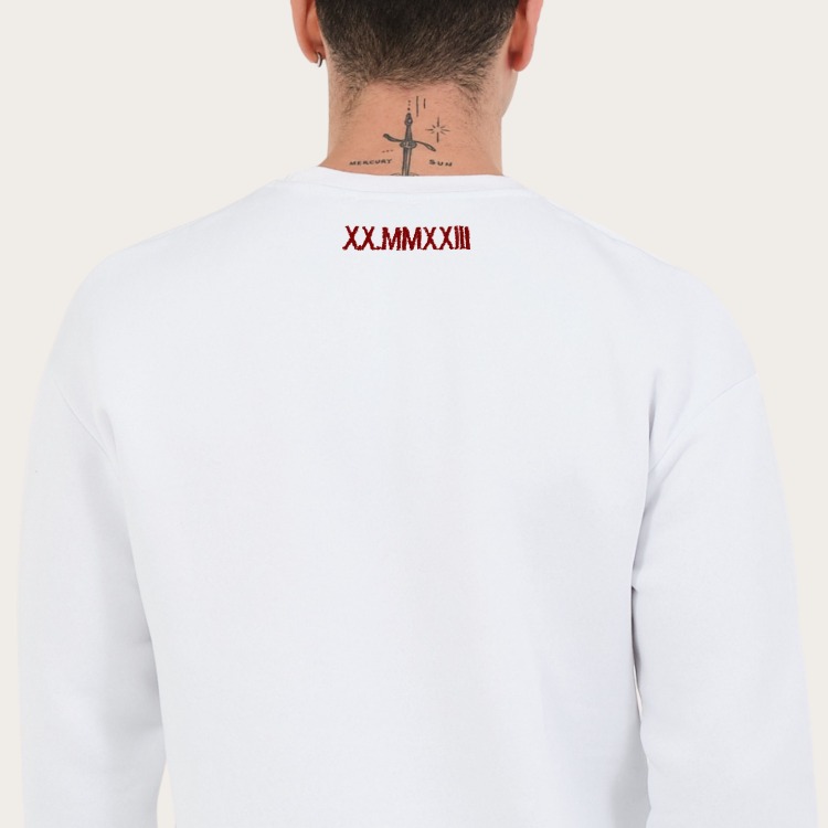 Sevgilinize Özel Tarih Nakışlı SWEATSHIRT