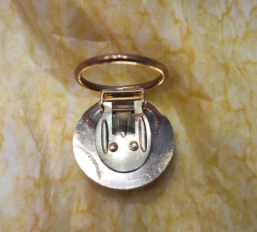 Minik Sedef Taşlı Alman Üretimi Vintage Broş