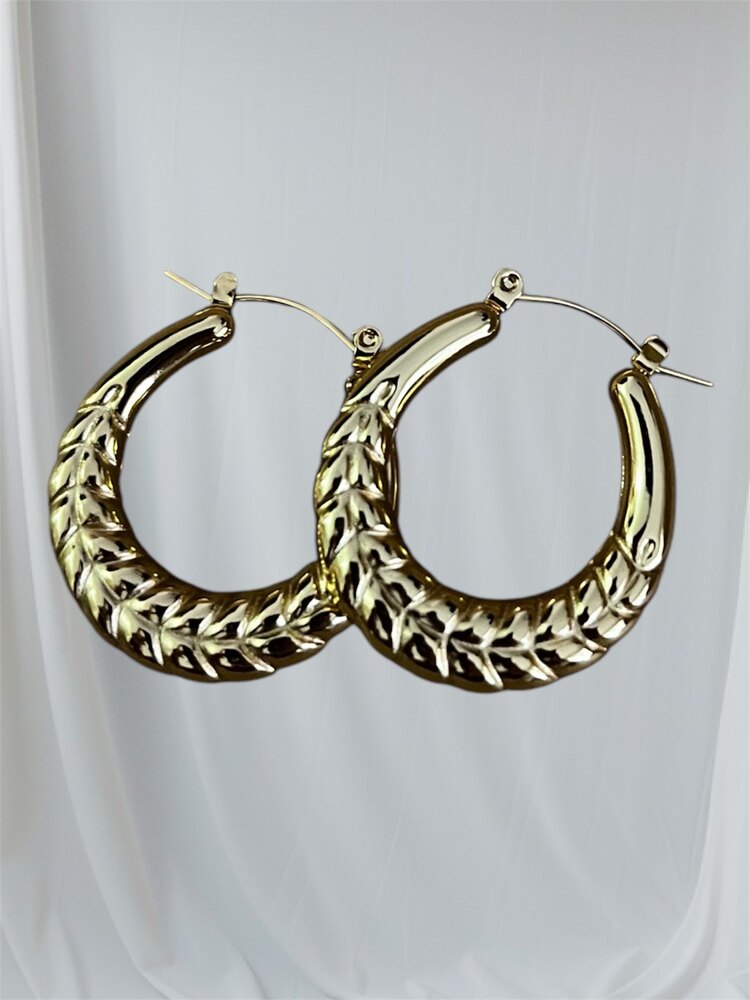 huge peace earrings