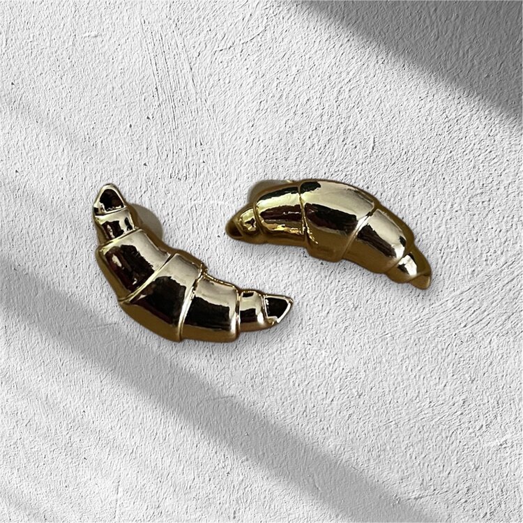 croissant earrings