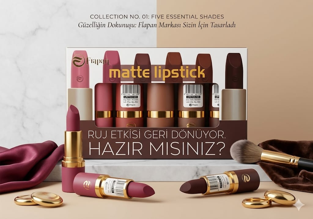 Frapan Matte Lıpstıck 6 lı