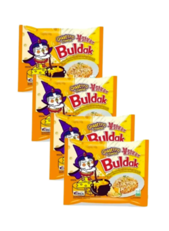 Quattro Cheese Buldak Ramen Helal Damgalı 4 ADET