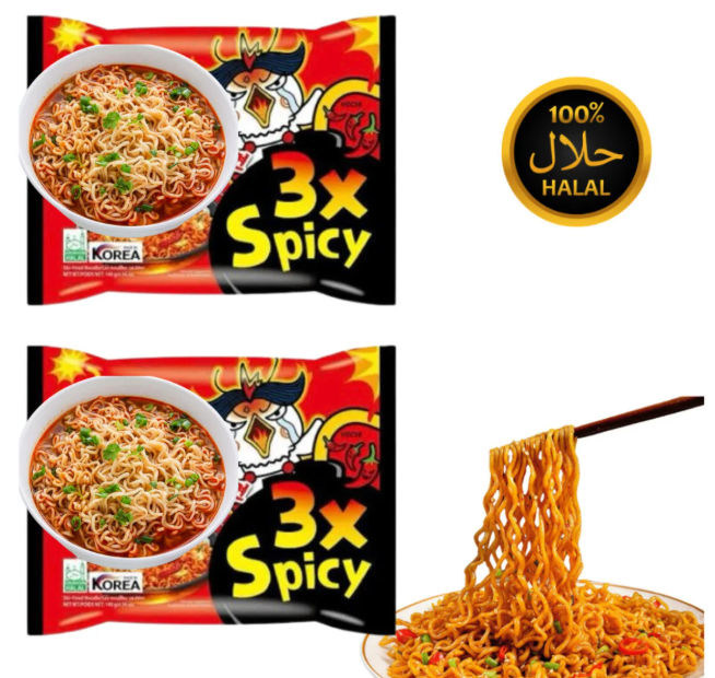 Hot Chıcken Flavor Ramen Helal Sertifikalı 2 adet