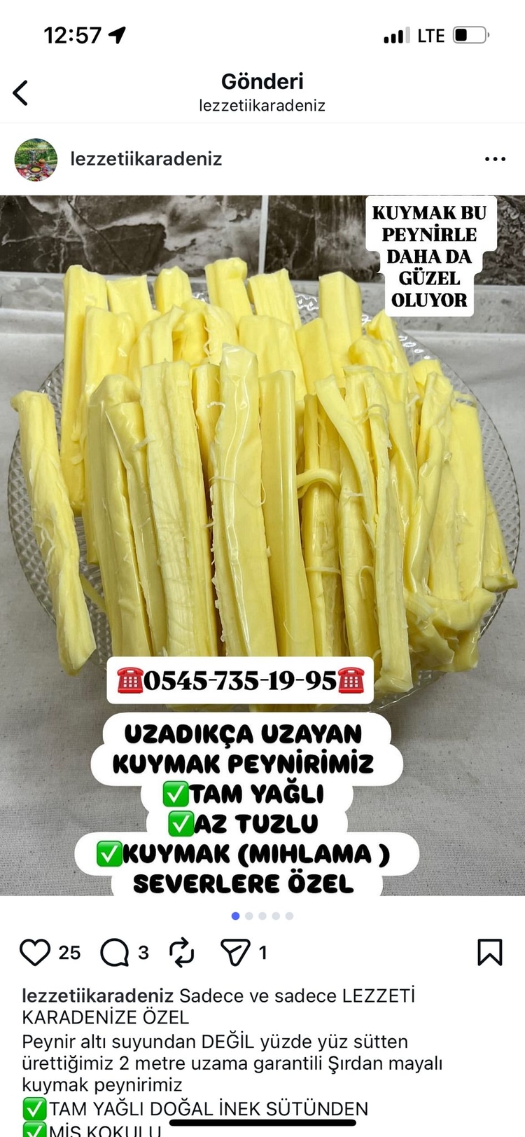 Kuymak PEYNİRİ NET 1KG