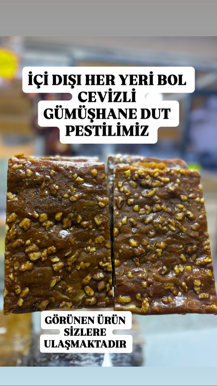 BOL CEVİZLİ GÜMÜŞHANE KÖY PESTILI NET 500 gr 