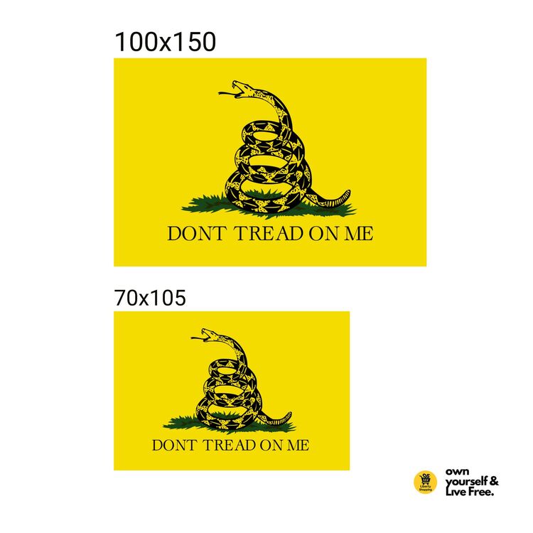GADSDEN YILANLI 'DON'T TREAD ON ME' | Sarı Bayrak
