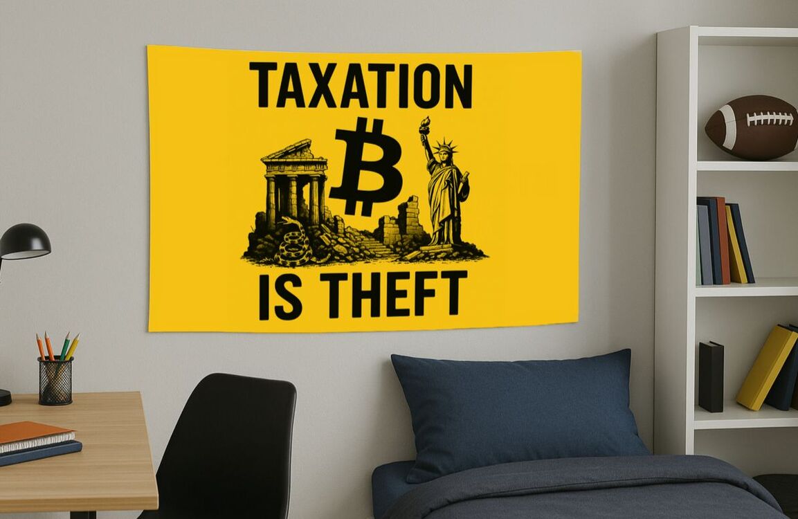 'TAXATION IS THEFT' | Sarı Bayrak