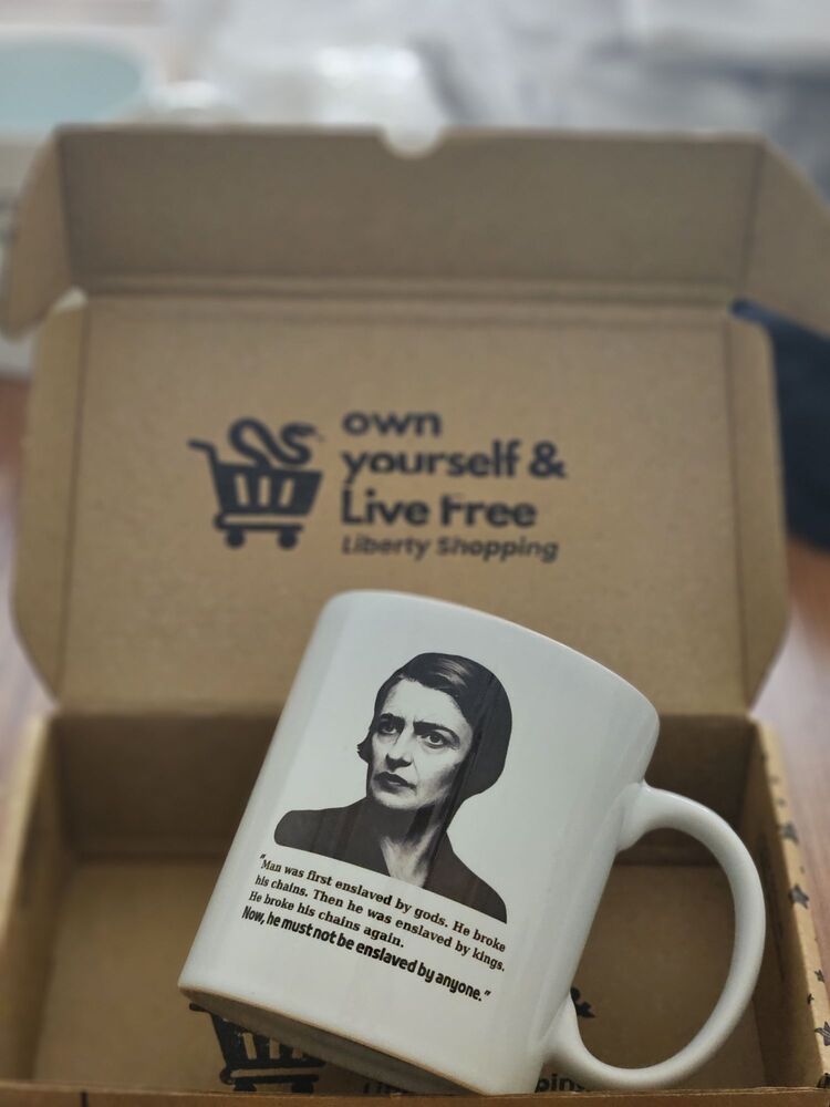 'AYN RAND' | Porselen Kupa