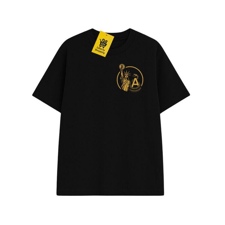 'ANCAP' | Oversize Siyah Tişört