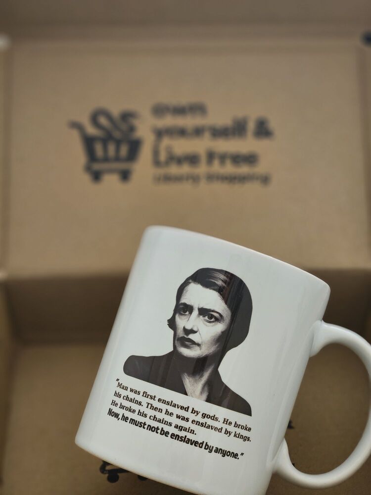 'AYN RAND' | Porselen Kupa