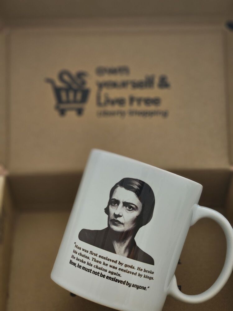 'AYN RAND' | Porselen Kupa