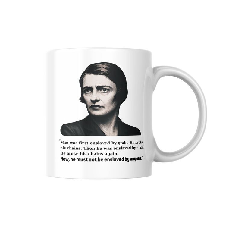 'AYN RAND' | Porselen Kupa