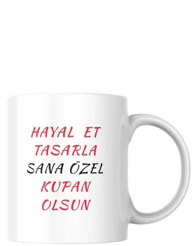 Kişiye Özel Tasarlanabilir Kupa