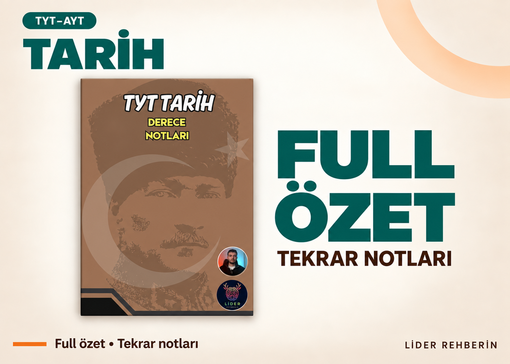 TYT TARİH FULL TEKRAR NOTLARI