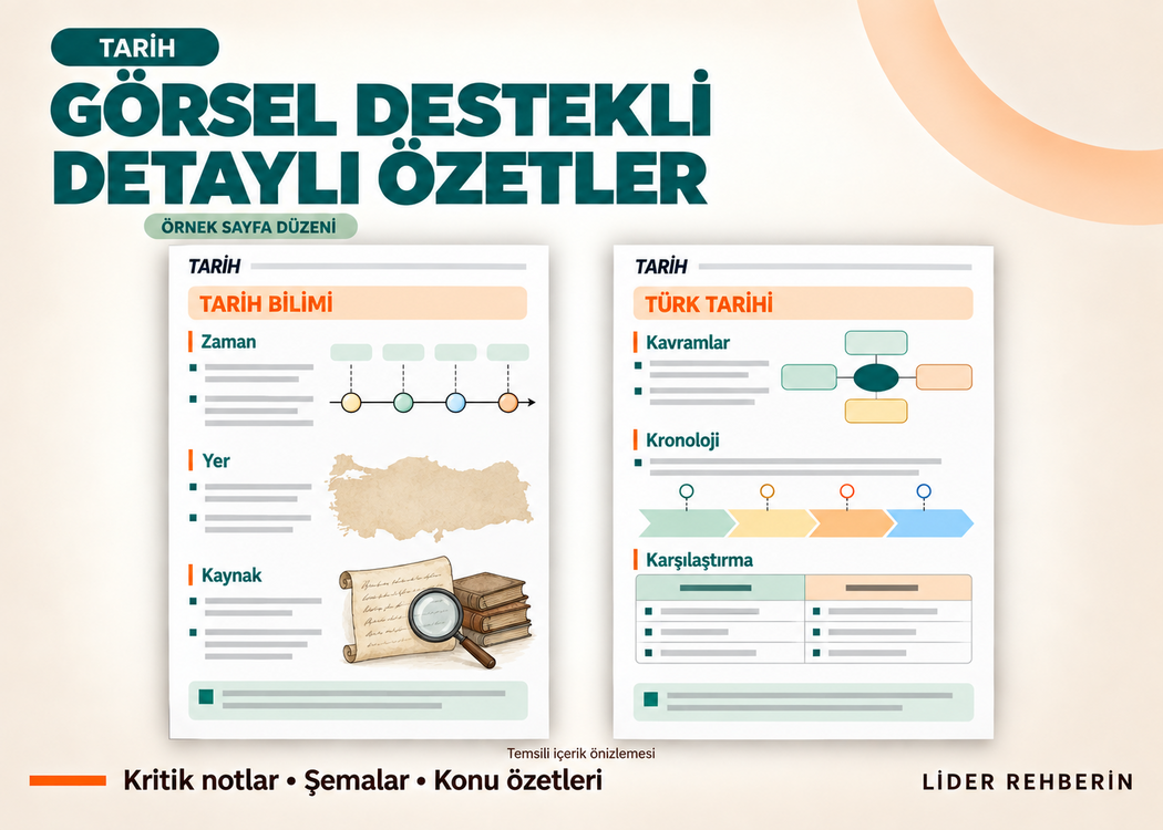 TYT SOSYAL FULL PAKET | TÜM SOSYAL DERSLERİ ÖZET