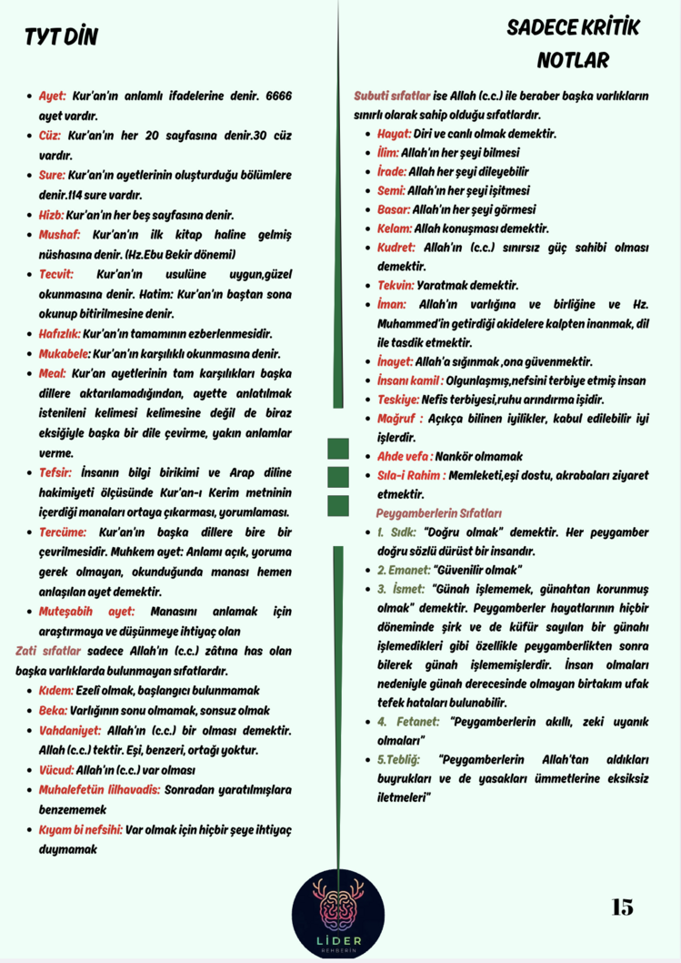 TYT SOSYAL FULL PAKET | TÜM SOSYAL DERSLERİ ÖZET