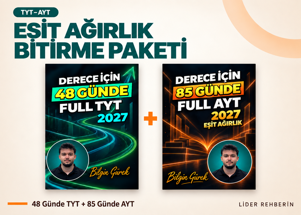 BİLGİN GÜREK TYT - AYT KAMPLARI EŞİT AĞIRLIK (DİJİTAL KİTAP)