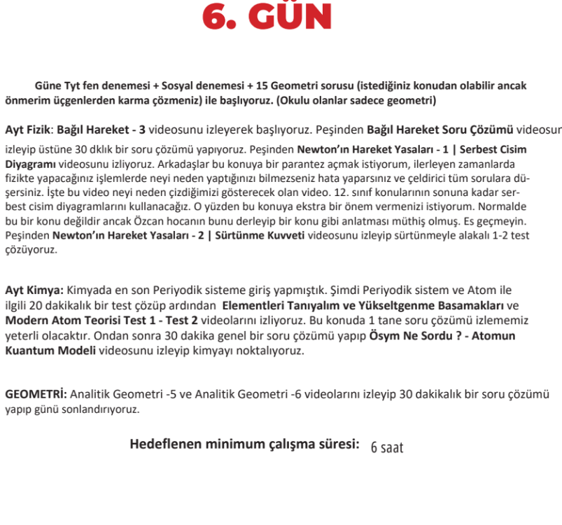 2026 BİLGİN GÜREK DERECE YAPTIRTACAK 85 GÜN AYT SAYISAL PROGRAM DİJİTAL KİTAP 