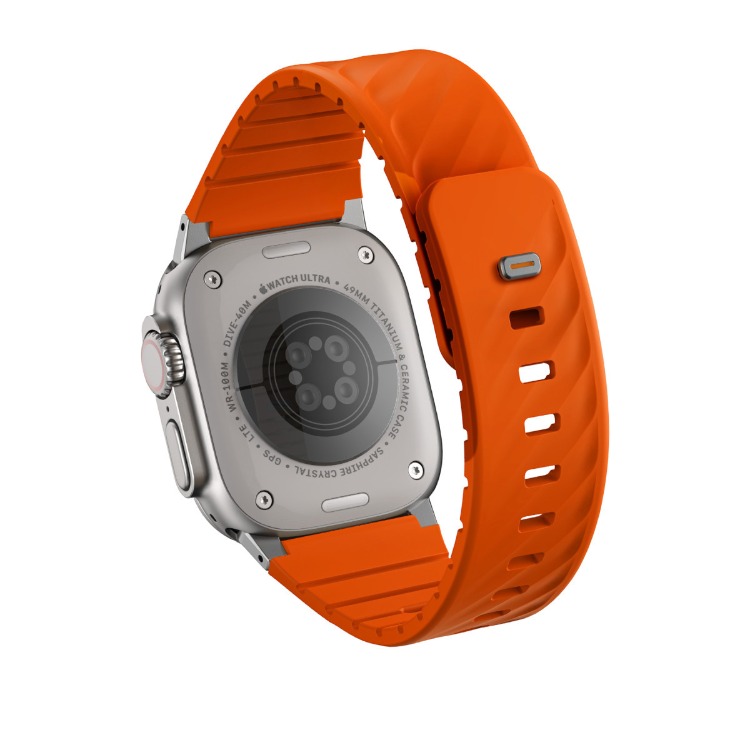 Uniq Watch Ultra 49mm Fluo Manyetik Kordon - Turuncu