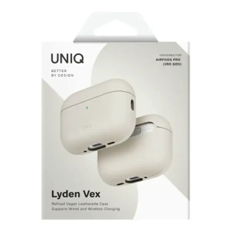 UNIQ Airpods Pro 3 (3.nesil) Lyden Vex Deri Kılıf
