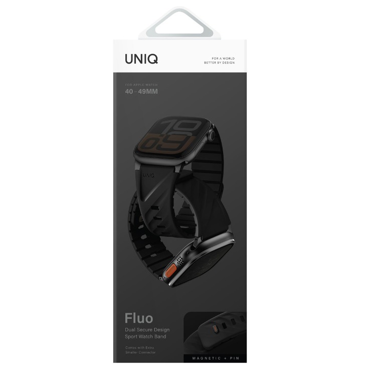 Uniq Watch Ultra 49mm Fluo Manyetik Kordon - Siyah