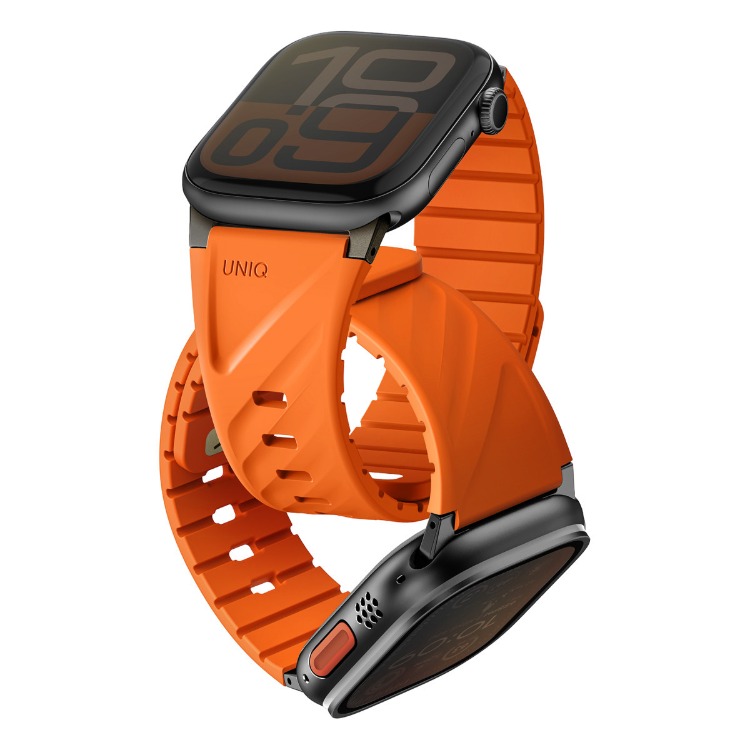 Uniq Watch Ultra 49mm Fluo Manyetik Kordon - Turuncu