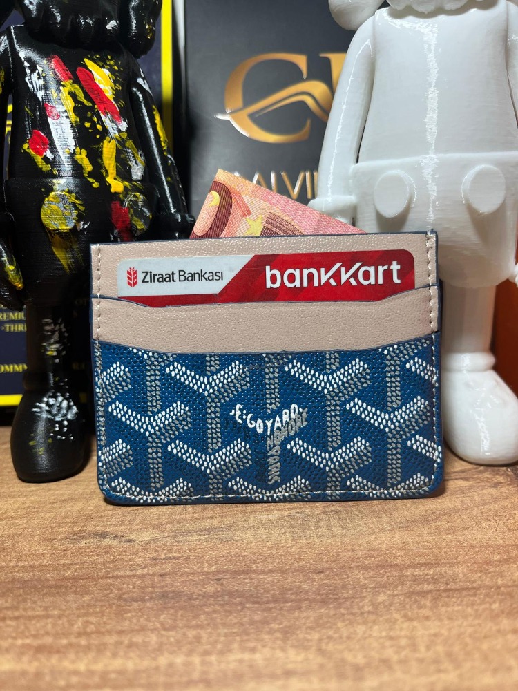 GOYARDINE CANVAS Premium Deri Kartlık
