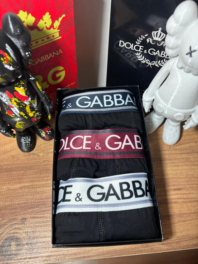 DOLCE&GABBANA 3’lü Premium Baxer Set