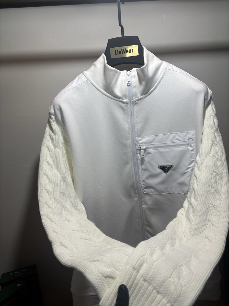 ÖRME KOLLU PRADA PREMİUM HIRKA