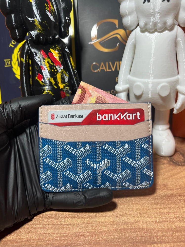 GOYARDINE CANVAS Premium Deri Kartlık