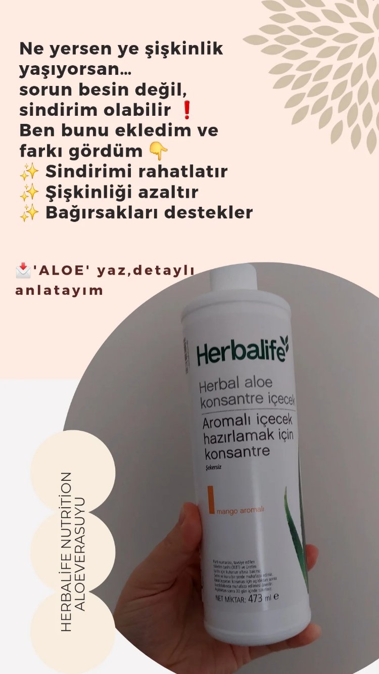 Herbalife Aloe Vera Suyu | Sindirim Destekleyici