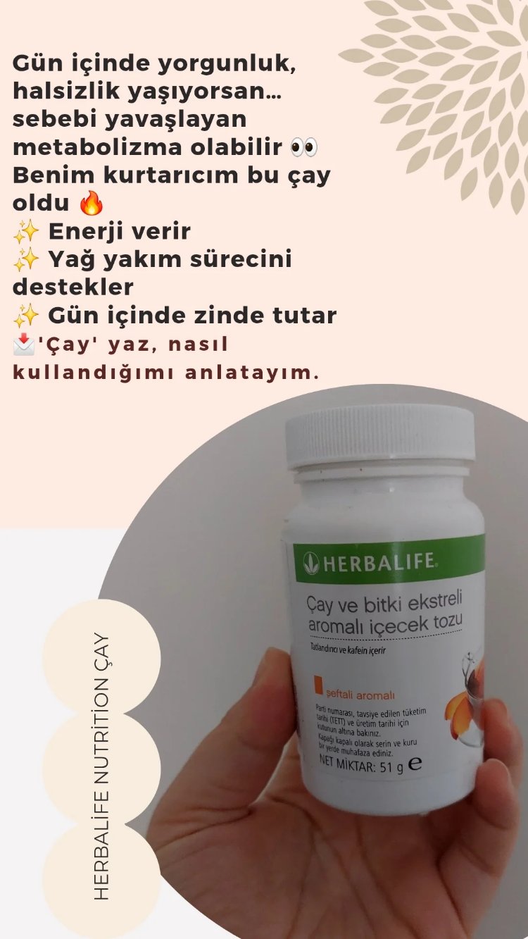 Herbalife Bitki Çayı | Metabolizma Destekleyici İçecek