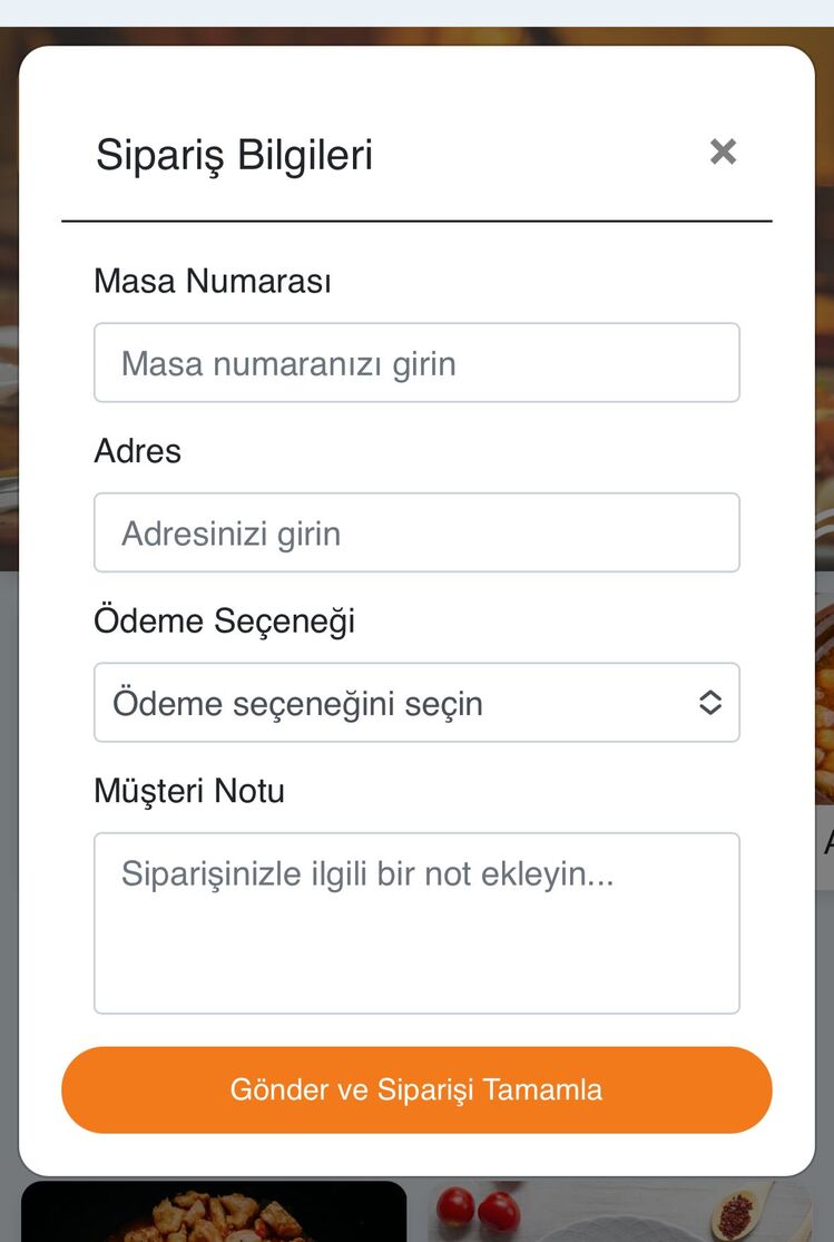 BENİM QR MENÜ (YILLIK)